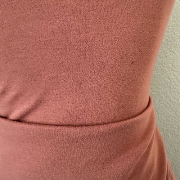 Aritzia Wilfred Saturn A LineMidi Dress Double Square Style Sleeveless Slim Fit - Picture 13 of 13